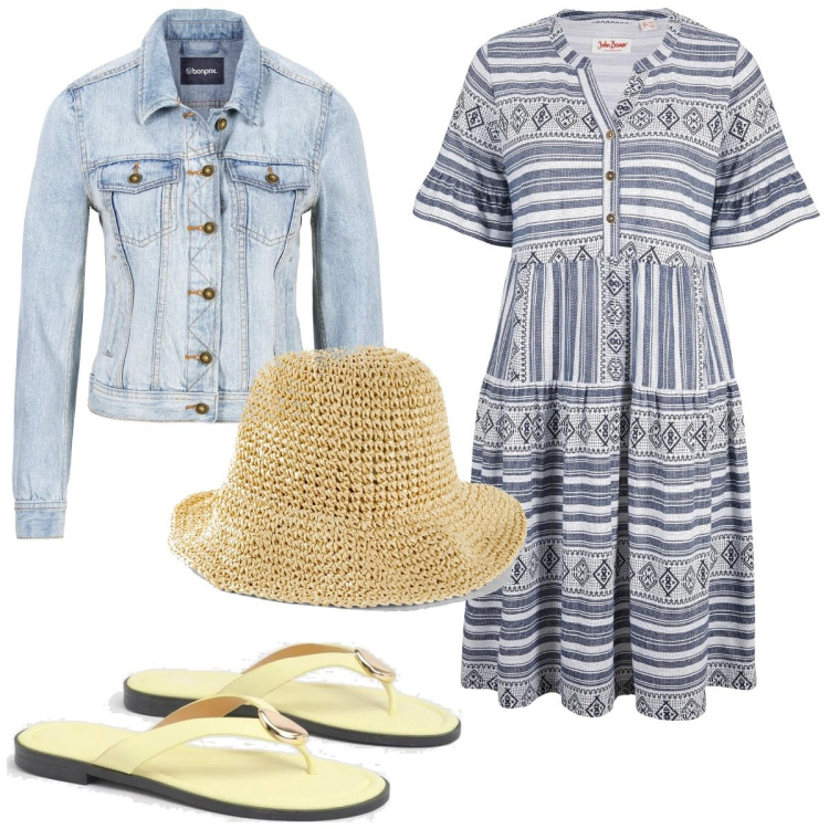 Outfit femme - Basique #2234. Style Basique pour Tous les jours. Assortir avec robes longues, manteaux, chapeaux, tong.