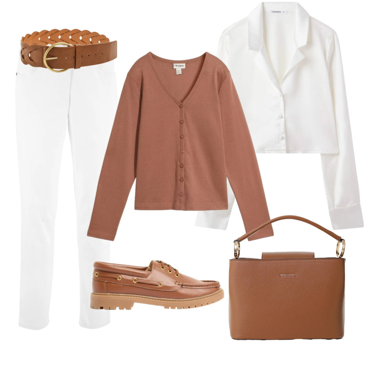 Outfit donna - Quiet dress. Stile Basic per Ufficio. Abbinamento con pantaloni, mocassini, cardigans, cinture, camicie, borse a secchiello.