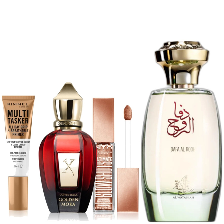 Outfit donna - Beauty-box #2409377. Abbinamento con ombretti, profumi, primer, profumi.