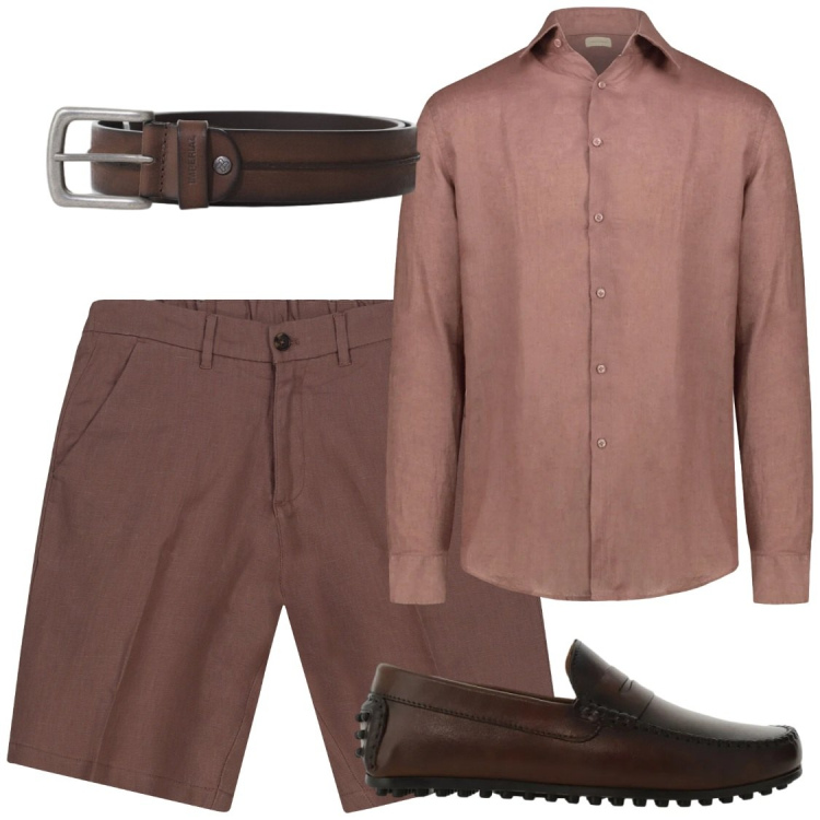 Outfit uomo - Serate. Stile Trendy per Serata speciale. Abbinamento con scarpe stringate, cinture, bermuda, camicie.