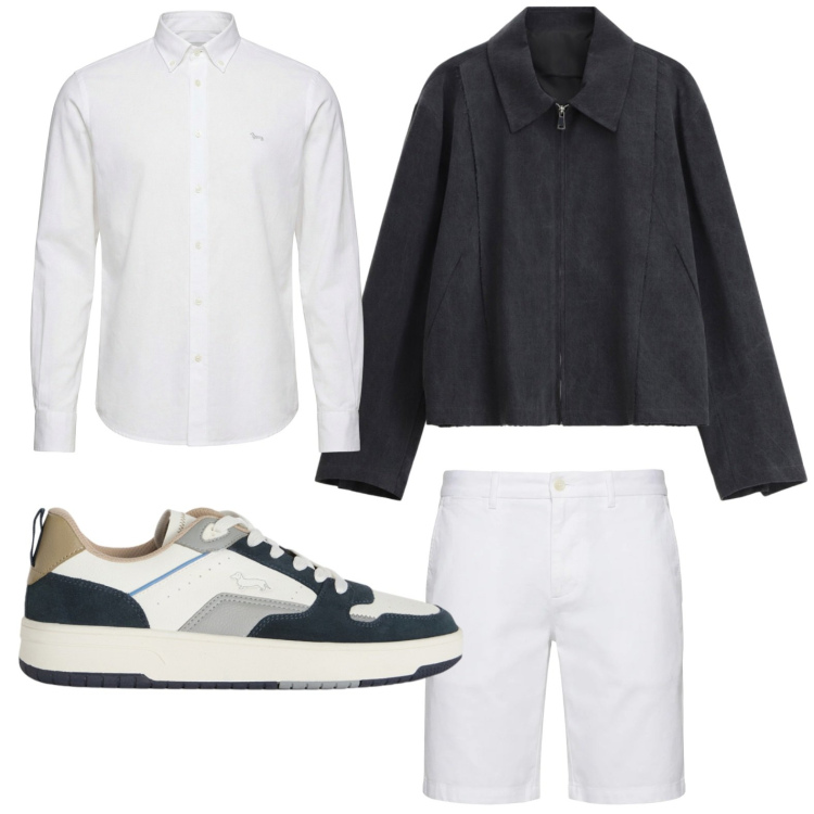 Outfit uomo - Urban. Stile Urban per Tutti i giorni. Abbinamento con cappotti, camicie, bermuda, sneakers.