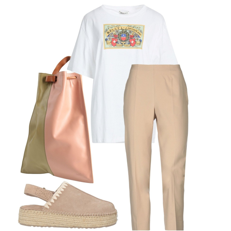 Outfit donna - In giro per il mondo. Stile Etnico per Tutti i giorni. Abbinamento con pantaloni, zaini, espadrillas, t-shirt.