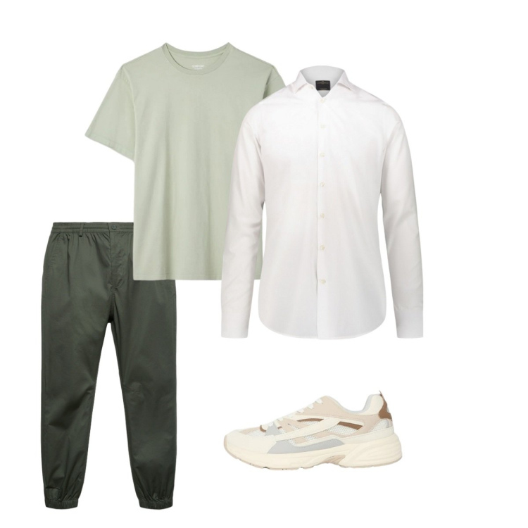 Outfit uomo - Maggio. Stile Casual per Tutti i giorni. Abbinamento con pantaloni, t-shirt, sneakers, camicie.