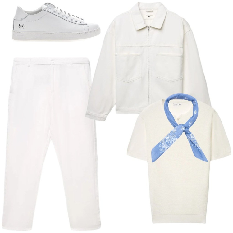 Outfit uomo - G. Gelatiiii...low cost. Stile Casual per Tutti i giorni. Abbinamento con cappotti, pantaloni, t-shirt, sciarpe e foulard, sneakers.