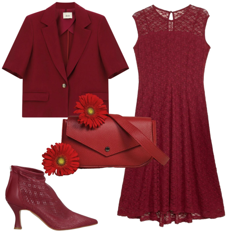 Outfit donna - Total look #2411145. Stile Basic per Serata fuori. Abbinamento con stivaletti, vestiti, blazer, borse a tracolla.