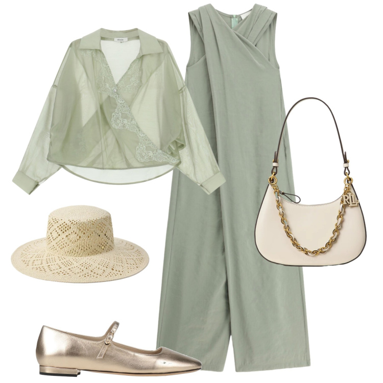 Outfit donna - Twins mix & match. Stile Casual chic per Tutti i giorni. Abbinamento con ballerine, borse a spalla, cappelli, tute, camicie.