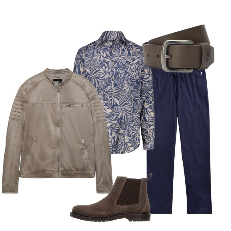 Outfit uomo - Serata che non impegna. Stile Urban per Serata speciale. Abbinamento con giacche, cinture, camicie, pantaloni, stivali e stivaletti.