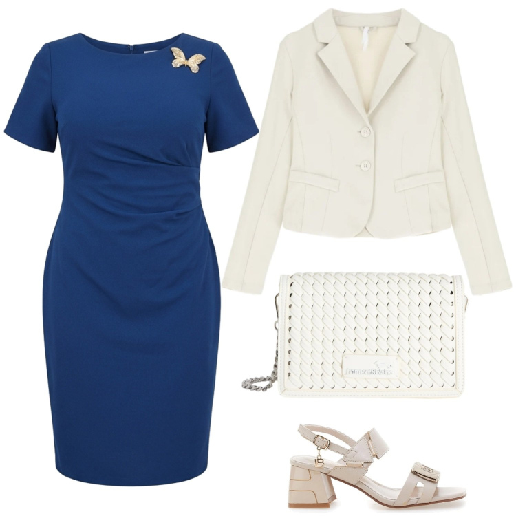 Outfit donna - Cerimonia di laurea. Stile Bon Ton per Cerimonia. Abbinamento con vestiti a tubino, blazer, borse a tracolla, sandali col tacco.