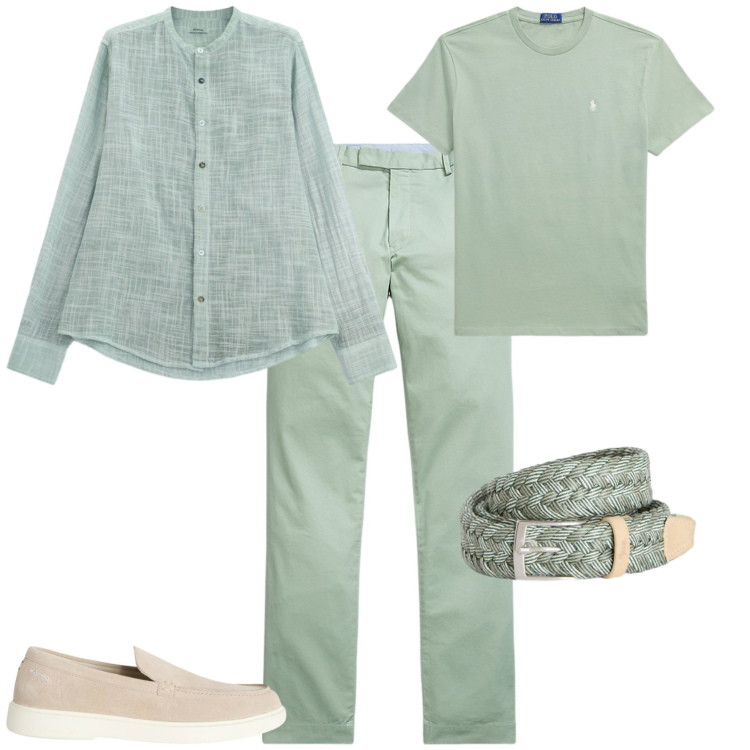 Outfit uomo - Trendy serata speciale evento. Stile Trendy per Serata speciale. Abbinamento con camicie, scarpe stringate, cinture, pantaloni, t-shirt.