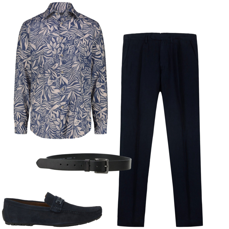 Outfit uomo - La camicia casual. Stile Urban per Tutti i giorni. Abbinamento con cinture, scarpe stringate, pantaloni, camicie.