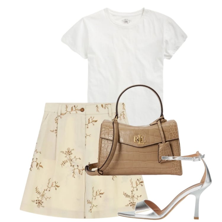 Outfit donna - Abiti fluidi sotto il sole - Focus Donna. Stile Bon Ton per Tutti i giorni. Abbinamento con sandali in pelle, bermuda, t-shirt, borse a mano.