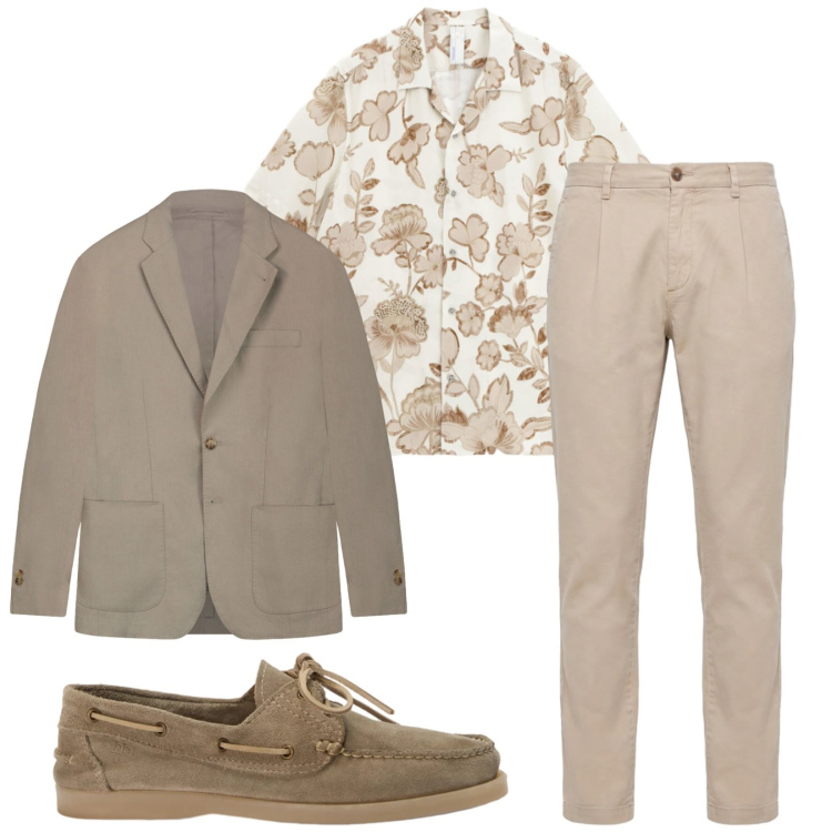 Outfit uomo - Total look #2416128. Stile Trendy per Serata speciale. Abbinamento con camicie a manica corta, scarpe stringate, pantaloni, giacche.