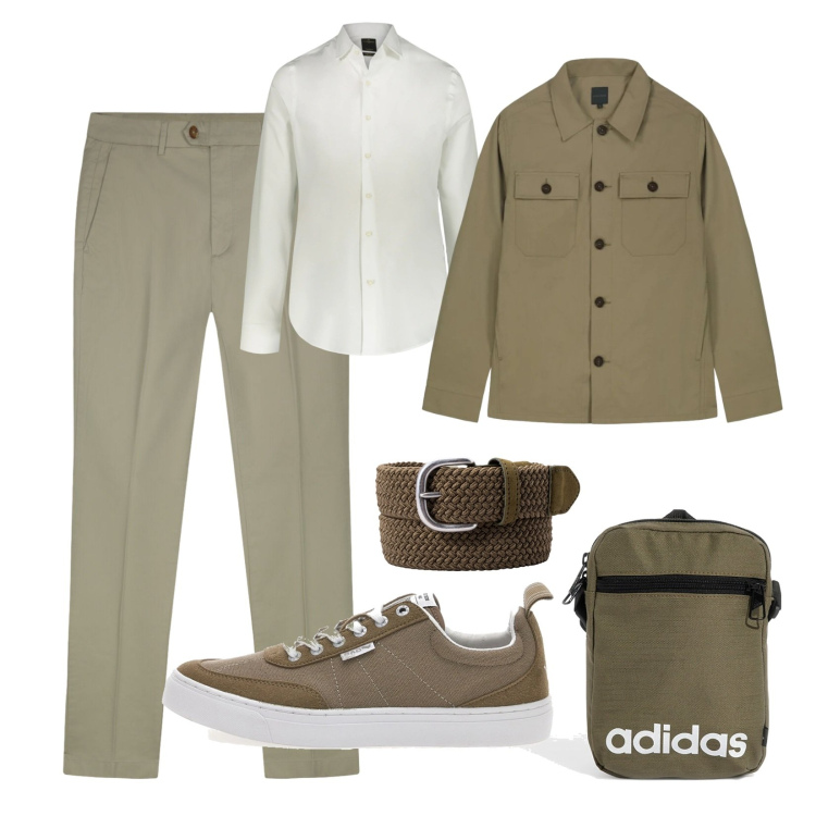 Outfit uomo - Business and every day style. Stile Business/Elegante per Tutti i giorni. Abbinamento con camicie, cappotti, pantaloni, cinture, borse sportive, sneakers.