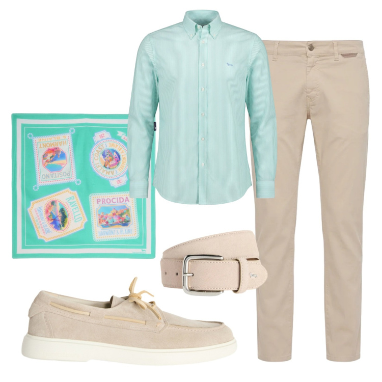 Outfit uomo - Italian style. Stile Urban per Tutti i giorni. Abbinamento con scarpe stringate, cinture, camicie, pantaloni, sciarpe e foulard.