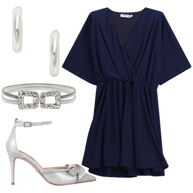Outfit donna - Total look #2417256. Stile Basic per Serata fuori. Abbinamento con décolleté, cinture, vestiti corti, orecchini.