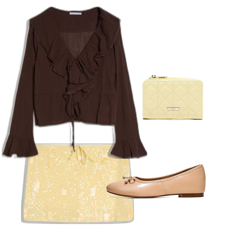Outfit mujer - Urban style. Estilo Urban para Todos los días. Combinación con monederos, bailarinas, blusas, faldas.