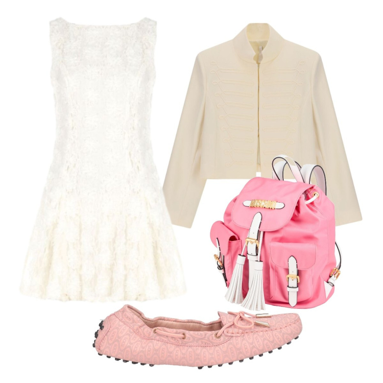 Outfit donna - Belgian shoes. Stile Trendy per Scuola/Università. Abbinamento con zaini, mocassini, blazer, vestiti corti.
