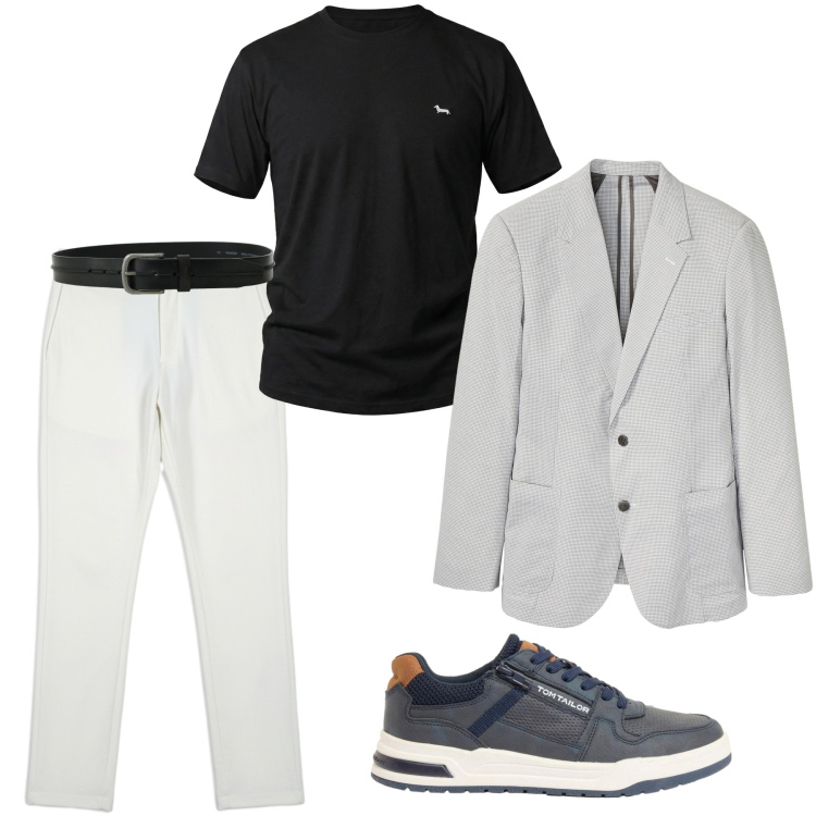Outfit uomo - Outfit versatile. Stile Urban per Tutti i giorni. Abbinamento con sneakers, giacche, t-shirt, pantaloni, cinture.