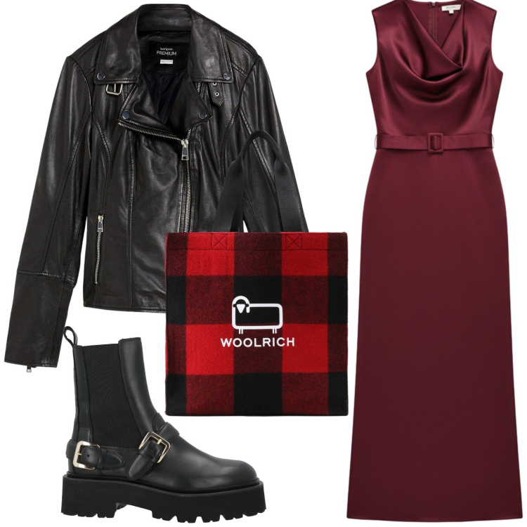 Outfit donna - Grintosa. Stile Basic per Serata fuori. Abbinamento con stivaletti, giacche, vestiti lunghi, borse tote.