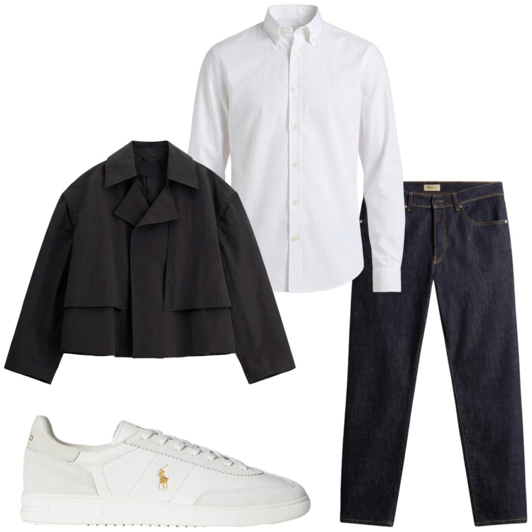 Outfit uomo - Colori raffinati. Stile Casual per Serata speciale. Abbinamento con camicie, pantaloni, sneakers, cappotti.