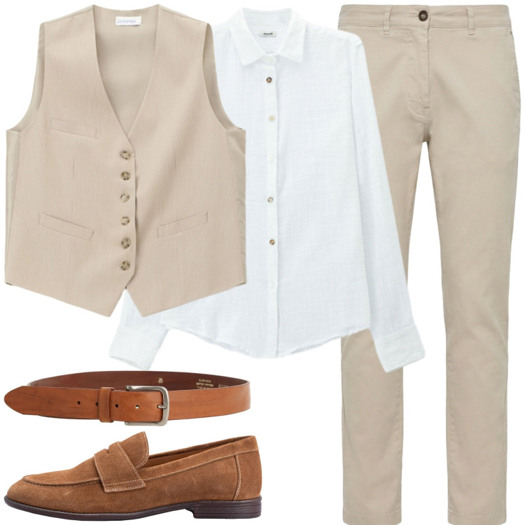 Outfit uomo - Serata speciale. Stile Business/Elegante per Serata speciale. Abbinamento con pantaloni, scarpe stringate, gilet, camicie, cinture.