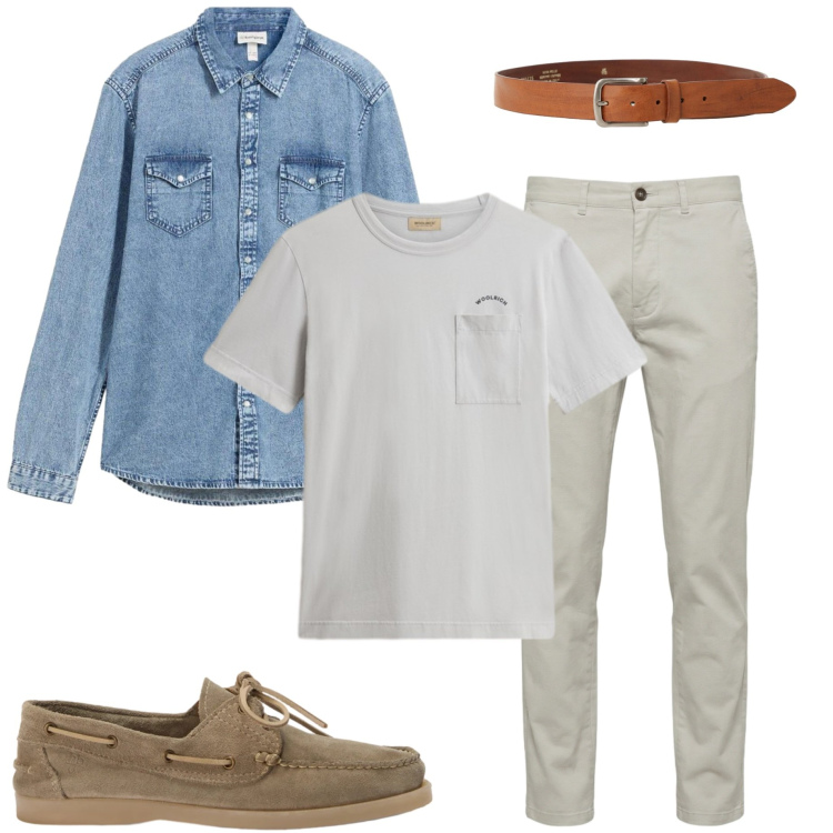 Outfit uomo - Urban style. Stile Urban per Tutti i giorni. Abbinamento con camicie, scarpe stringate, pantaloni, t-shirt, cinture.