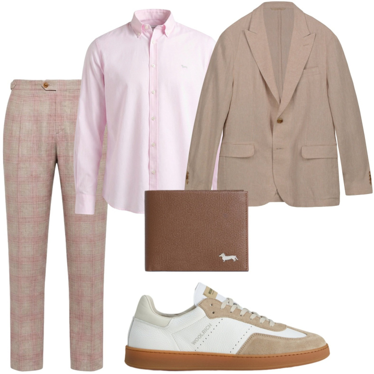 Outfit uomo - Linea impeccabile. Stile Trendy per Tutti i giorni. Abbinamento con camicie, pantaloni, portafogli, sneakers, giacche.