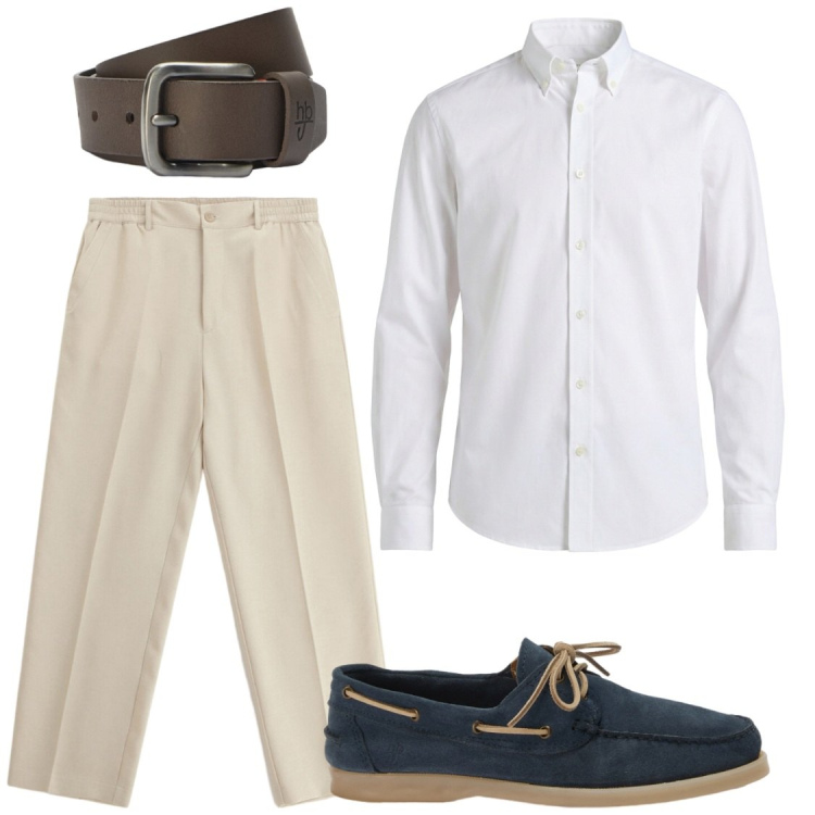Outfit uomo - Ciao Amore, corro in ufficio. Stile Business/Elegante per Ufficio. Abbinamento con scarpe stringate, camicie, cinture, pantaloni.