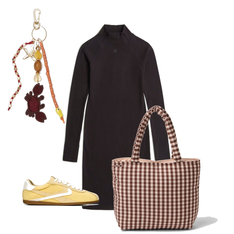 Outfit mujer - Urban style. Estilo Urban para Todos los días. Combinación con sneakers, vestidos midi/longuettes, colgantes, bandoleras.