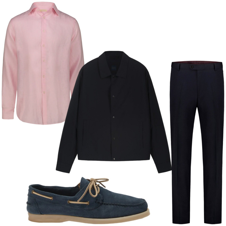 Outfit uomo - Ufficio glam. Stile Trendy per Ufficio. Abbinamento con scarpe stringate, camicie, pantaloni, cappotti.