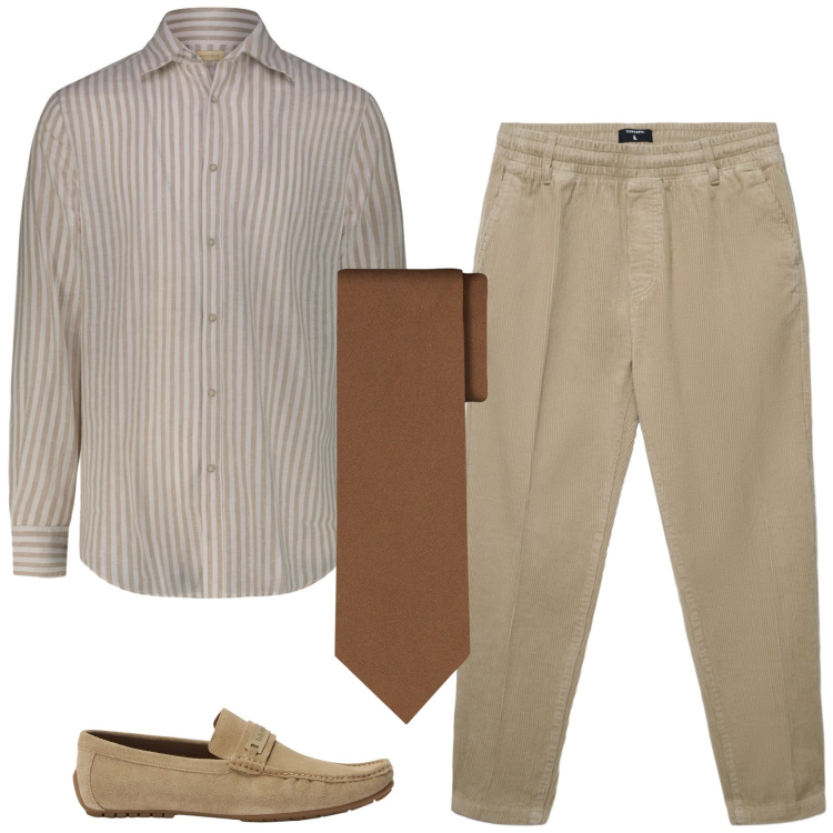 Outfit uomo - Semplice. Stile Business/Elegante per Cerimonia. Abbinamento con scarpe stringate, pantaloni, cravatte, camicie.