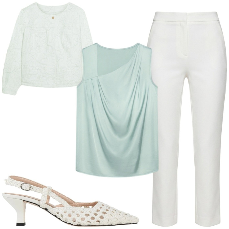 Outfit donna - Giacche per ufficio. Stile Chic per Ufficio. Abbinamento con décolleté, pantaloni, blazer, bluse.