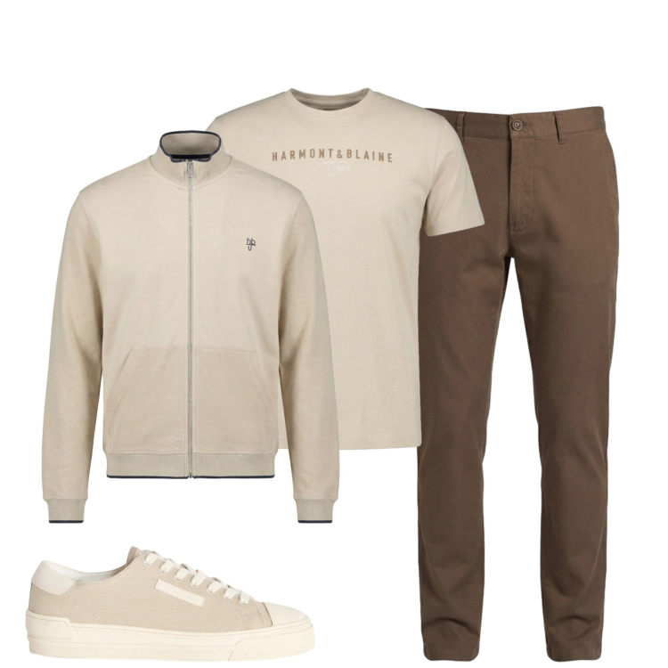 Outfit uomo - Total look #2442727. Stile Casual per Tutti i giorni. Abbinamento con sneakers, pantaloni, felpe, t-shirt.