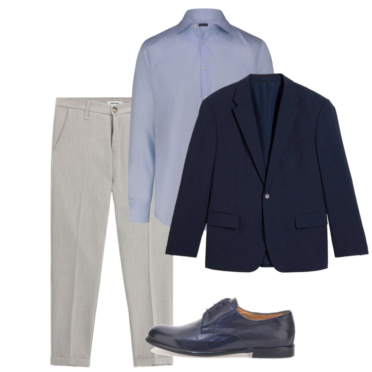 Outfit uomo - Agosto in giacca. Stile Casual per Tutti i giorni. Abbinamento con giacche, pantaloni, camicie, scarpe stringate.