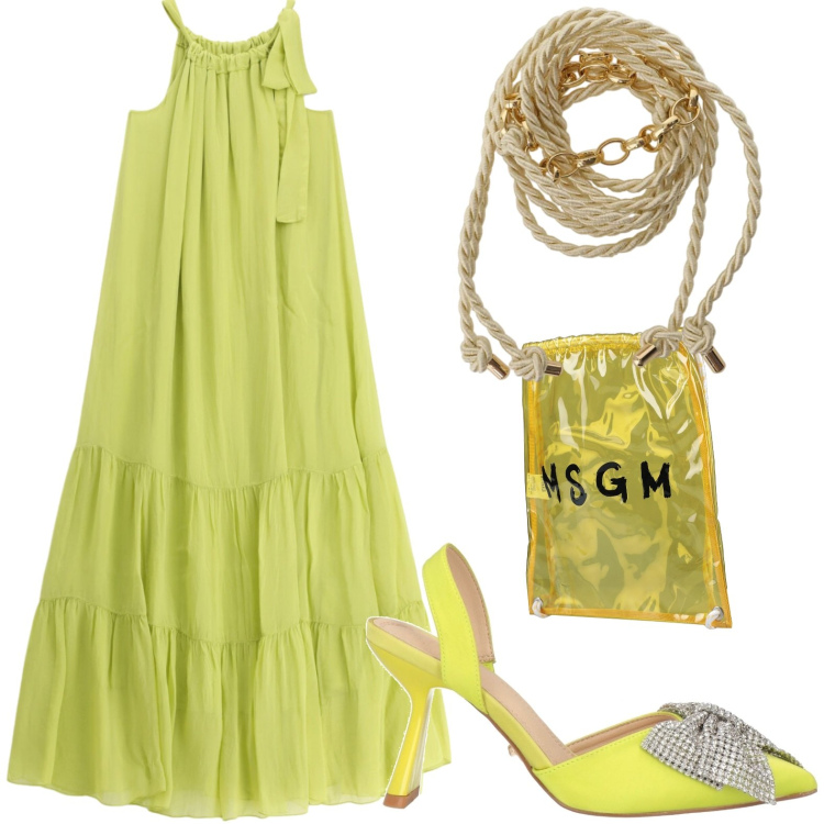 Outfit donna - Curvy. Stile Casual per Tutti i giorni. Abbinamento con zaini, décolleté, vestiti lunghi, cinture.