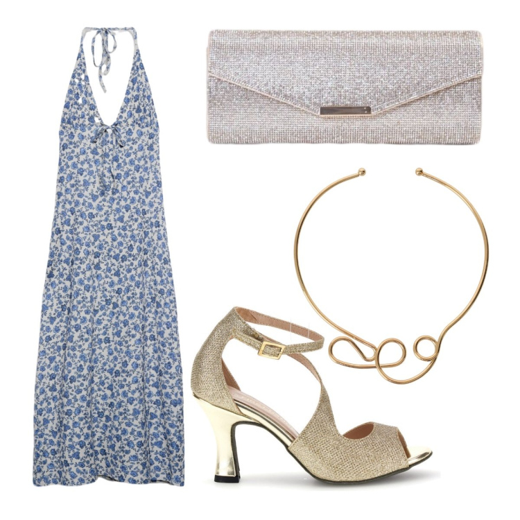 Outfit donna - Per l’evento di stasera. Stile Casual chic per Cerimonia. Abbinamento con vestiti midi/longuette, collane, clutch, sandali col tacco.