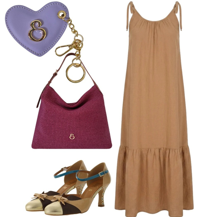 Outfit donna - Elisendra: minimal. Stile Minimal per Tutti i giorni. Abbinamento con décolleté, borse a spalla, portachiavi, vestiti.