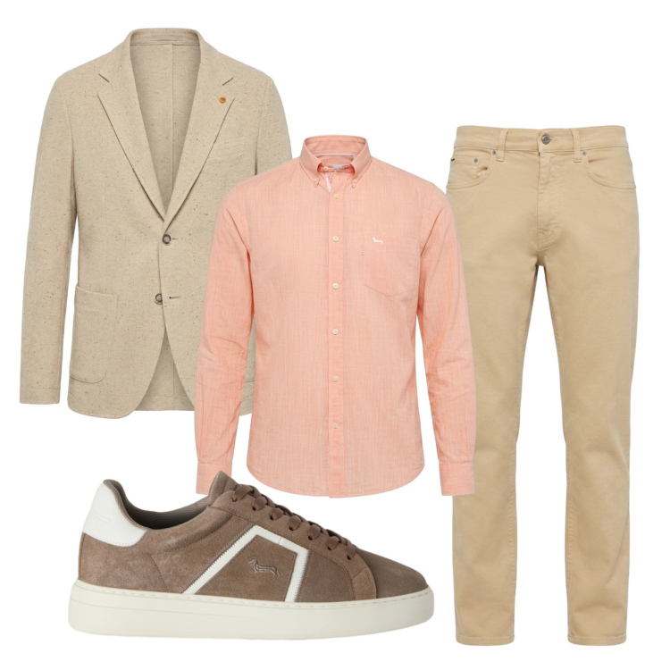 Outfit uomo - Total look #2451179. Stile Business/Elegante per Serata speciale. Abbinamento con giacche, sneakers, pantaloni, camicie.