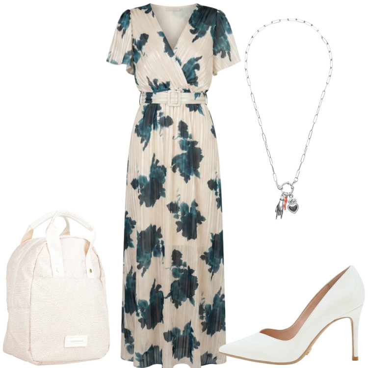 Outfit donna - Total look #2452242. Stile Casual chic per Tutti i giorni. Abbinamento con zaini, ciondoli, décolleté, vestiti lunghi.