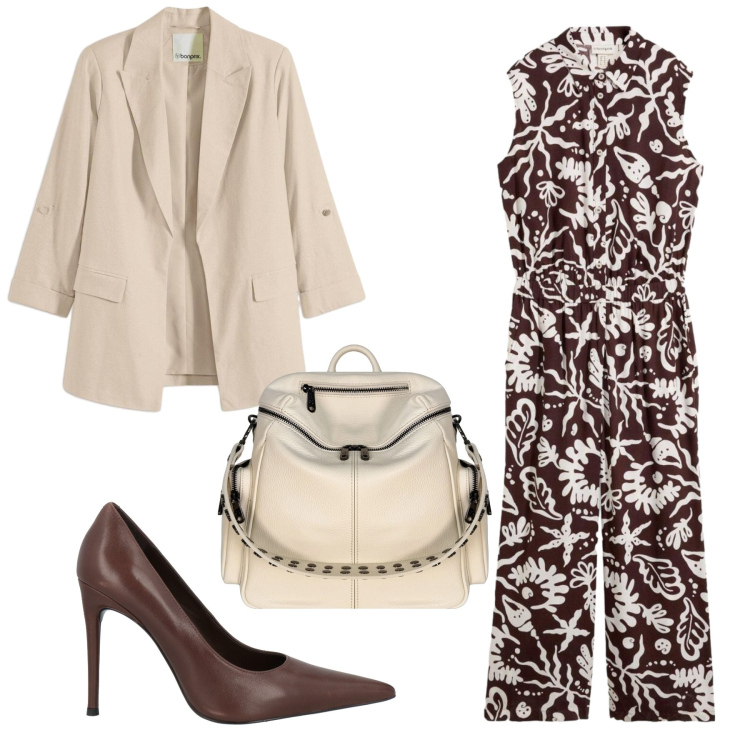 Outfit donna - Total look #2453901. Stile Etnico per Serata fuori. Abbinamento con décolleté, tute, blazer, zaini.