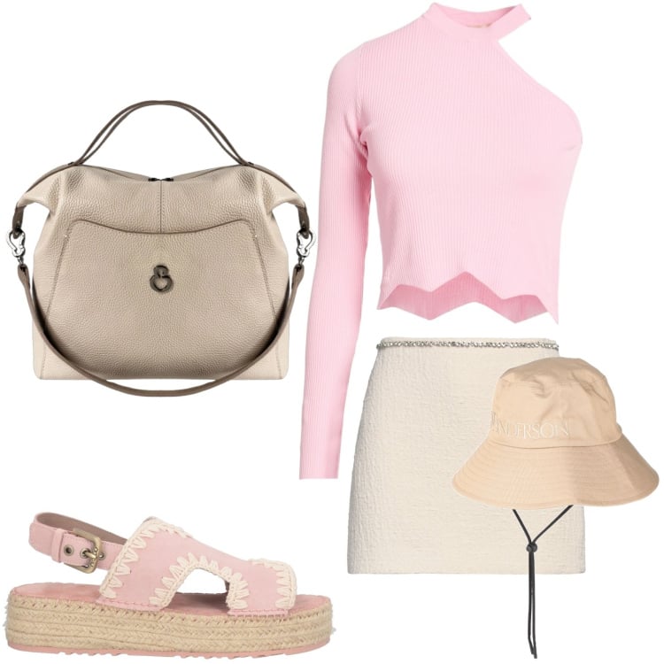 Outfit donna - Urban fashion. Stile Urban per Tutti i giorni. Abbinamento con top, cappelli, minigonne, espadrillas, borse a mano.