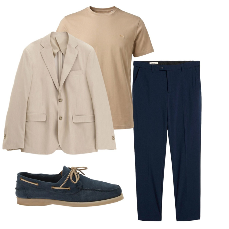 Outfit uomo - Total look #2455655. Stile Casual per Tutti i giorni. Abbinamento con pantaloni, t-shirt, scarpe stringate, giacche.