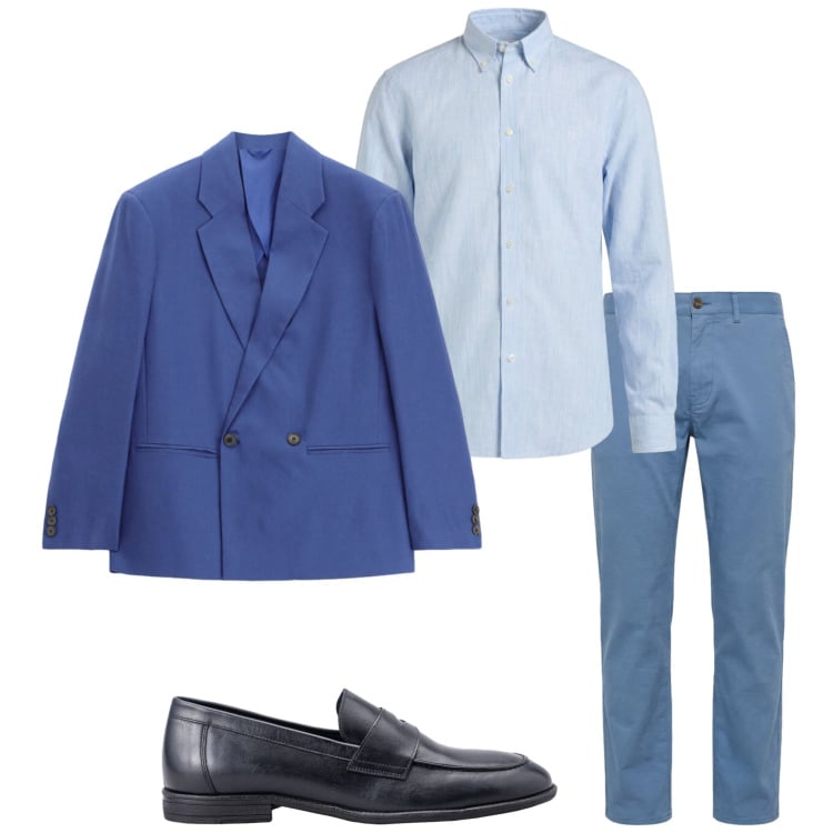 Outfit uomo - Cerimonia estiva. Stile Business/Elegante per Cerimonia. Abbinamento con pantaloni, camicie, scarpe stringate, giacche.