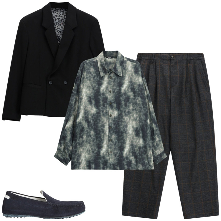 Outfit uomo - Total look #2457071. Stile Trendy per Serata speciale. Abbinamento con scarpe stringate, pantaloni, giacche, camicie.