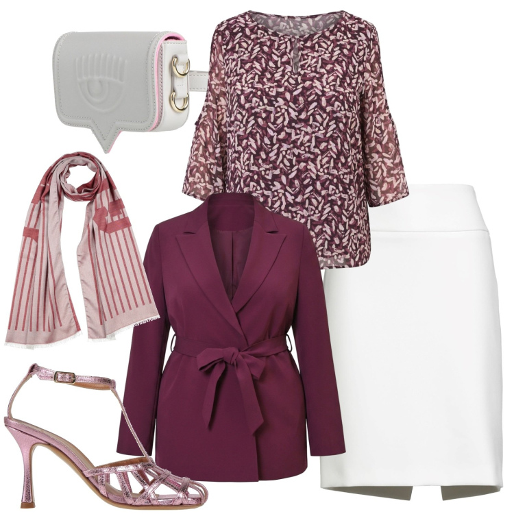 Outfit donna - Sempre perfetta.... Stile Casual chic per Tutti i giorni. Abbinamento con sciarpe, minigonne, marsupi, sandali in pelle, blazer, bluse.