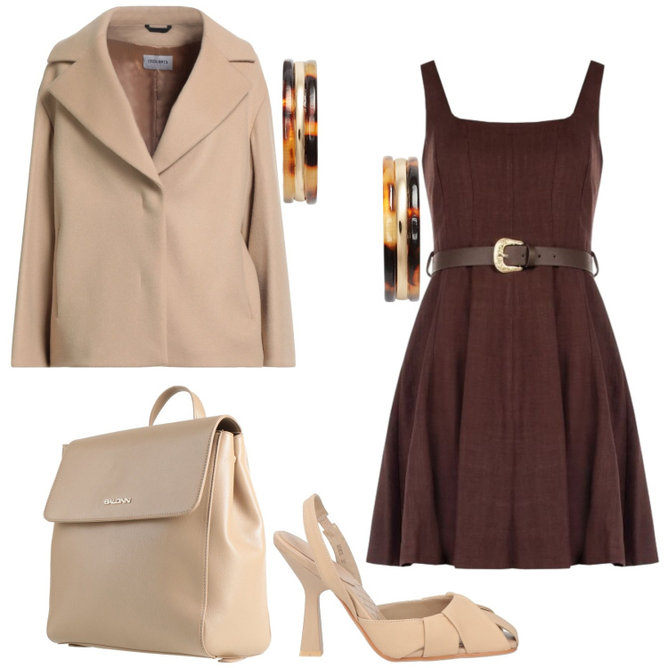 Outfit donna - L\'abito "Bon ton". Stile Bon Ton per Serata fuori. Abbinamento con décolleté, cappotti, zaini, orecchini, vestiti corti.
