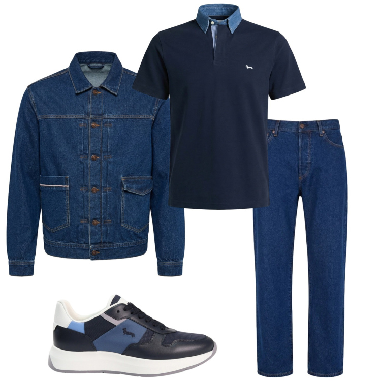Outfit uomo - Casual style. Stile Casual per Tutti i giorni. Abbinamento con sneakers, giacche, polo, jeans.