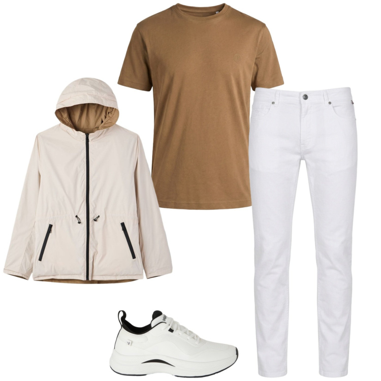 Outfit uomo - Total look #2461235. Stile Casual per Tutti i giorni. Abbinamento con pantaloni, t-shirt, giacche, sneakers.