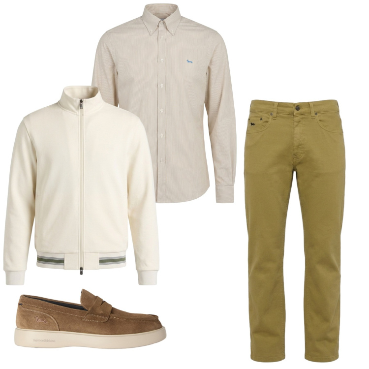 Outfit uomo - Total look #2461729. Stile Casual per Tutti i giorni. Abbinamento con jeans, camicie, scarpe stringate, felpe.