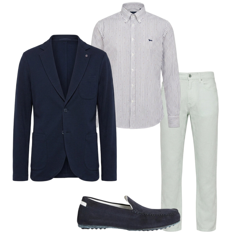 Outfit uomo - Urban style. Stile Urban per Ufficio. Abbinamento con scarpe stringate, camicie, giacche, pantaloni.